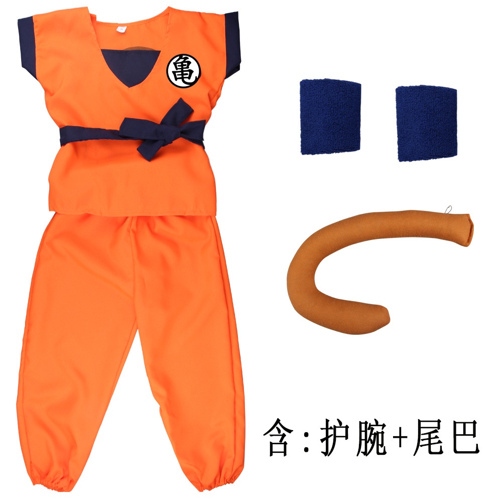 Bộ Đồ Hóa Trang Son Goku Trong Phim Dragon Ball Độc Đáo Cho Bé Dịp Halloween