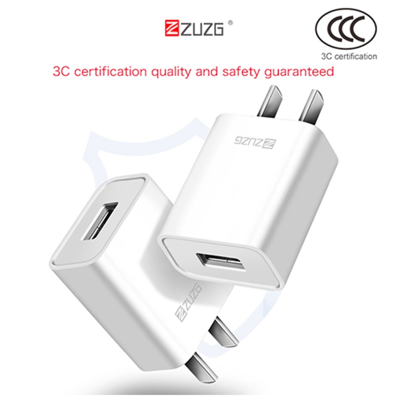 Củ sạc nhanh iphone samsung chính hãng ZUZG 10w 5v-2a UC02