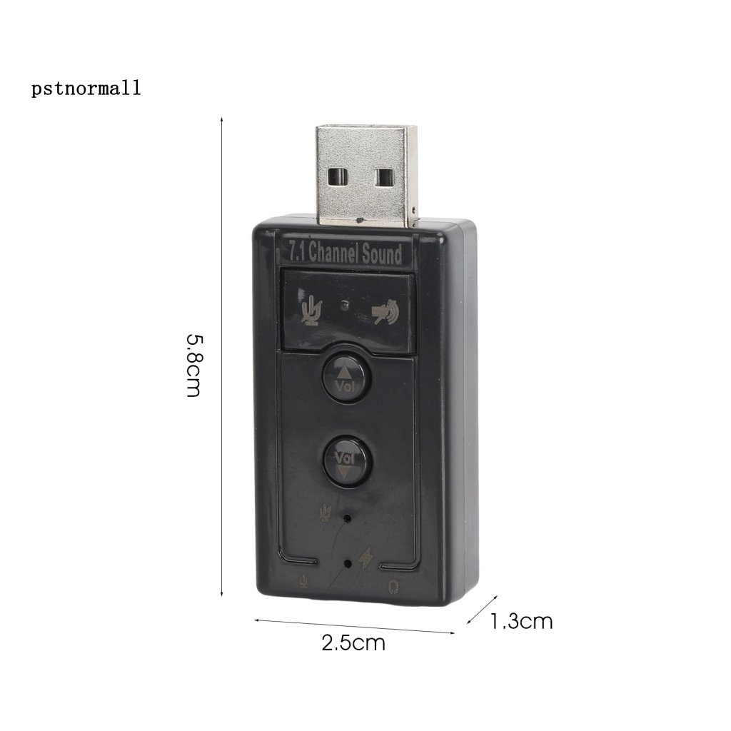 Thẻ Âm Thanh Analog 7.1 Kênh USB Chuyên Nghiệp