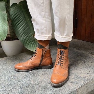 Tất cao cổ quả trám Classic Argyle