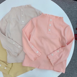 SET 3 ÁO LEN TĂM CỔ NGỌC CHO BÉ GÁI