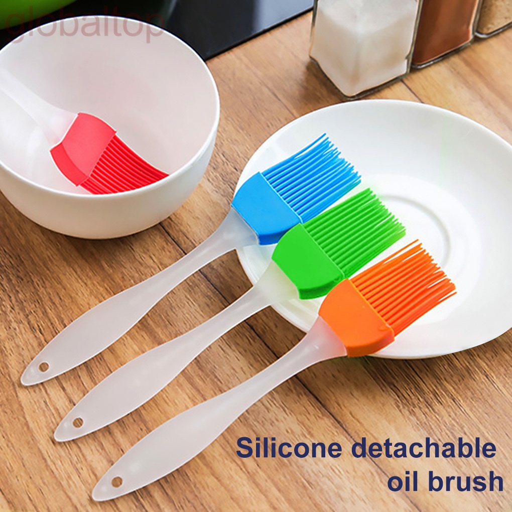 Silicone Chổi Phết Dầu Nướng Bbq Bằng Silicon Chịu Nhiệt Có Tay Cầm Tiện Dụng