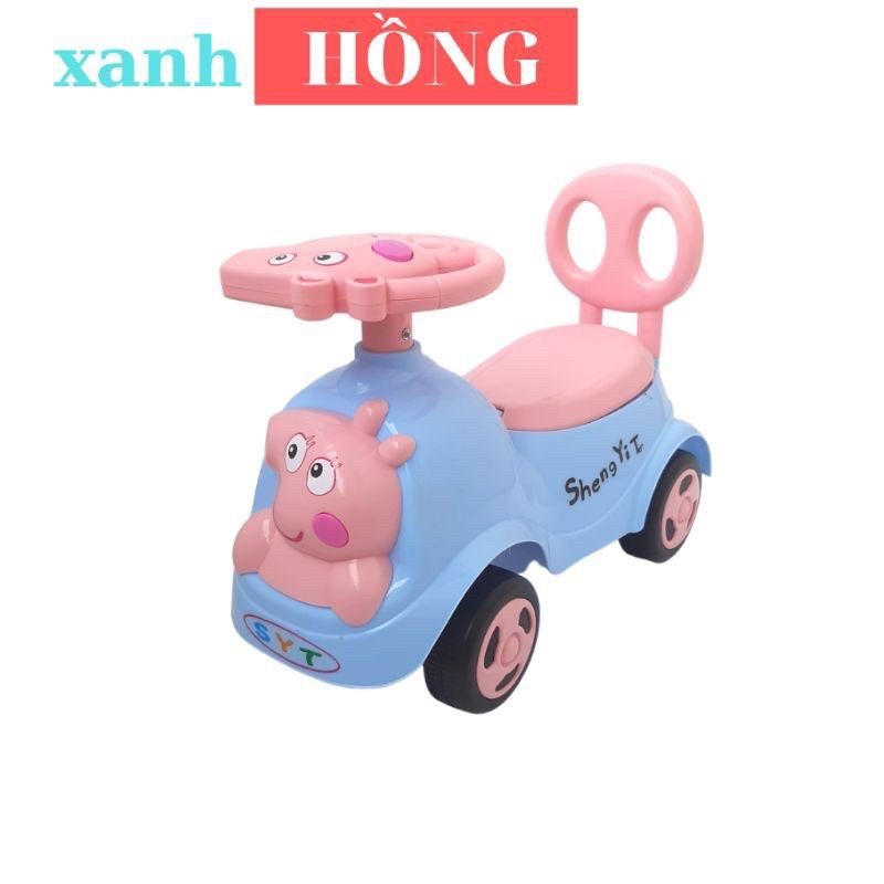 Xe lắc, chòi chân Heo Peppa có nhạc sành điệu cho bé từ 1 đến 6 tuổi
