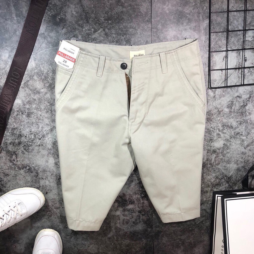 Quần short nam chất liệu kaki cao cấp P&B - Nhiều màu để lựa chọn - Mã TRANG500 | BigBuy360 - bigbuy360.vn