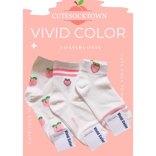 Vớ quả đào cổ cao Hàn Quốc