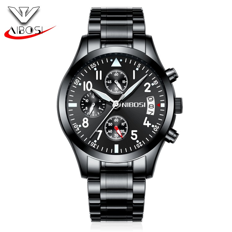 Đồng Hồ Nam NIBOSI 2303 Chính Hãng, Máy Citizent Nhật Bền Bỉ, Kính Tráng Sapphire Chống Xước - Hàng Fullbox | BigBuy360 - bigbuy360.vn