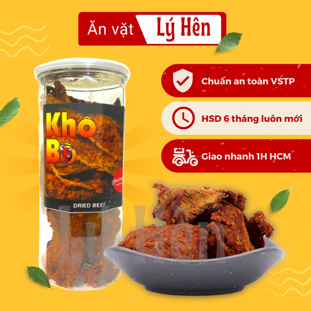 Khô Bò Miếng 300G Ăn Vặt Sài Gòn Ngon Mà Rẻ Date Luôn Mới