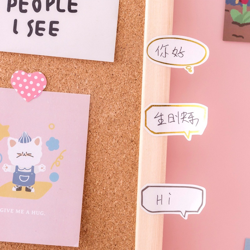 Nhãn Dán Trang Trí Sổ Tay/Sổ Tay Hình Chữ Số/Số/Ngôi Sao Kawaii Tự Dính DIY