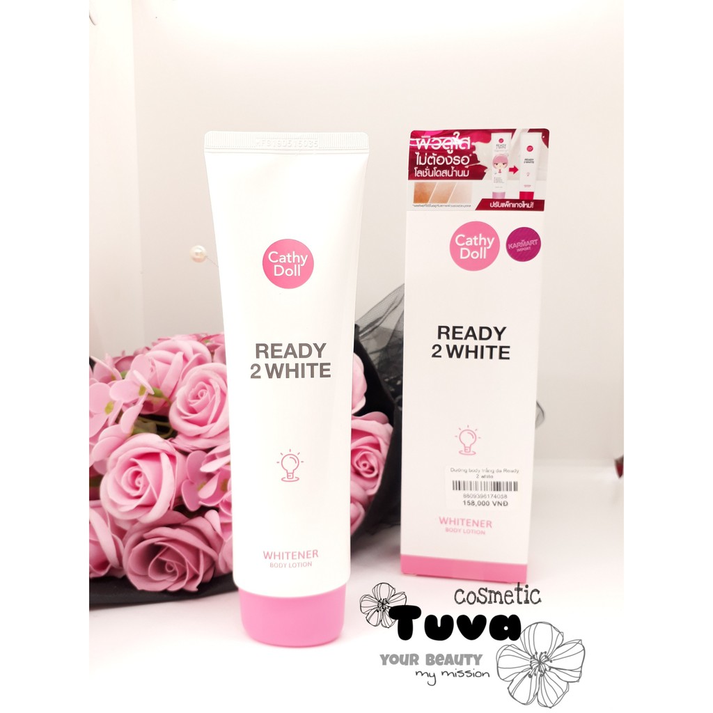 Sữa Dưỡng Thể Trắng Da CathyDoll Ready 2 White 2 Whitener Body Lotion