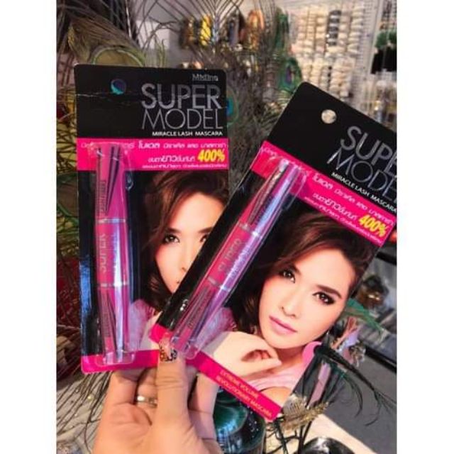 Chuẩn Auth Thái mascara Super model Thái Lan chống thấm nước