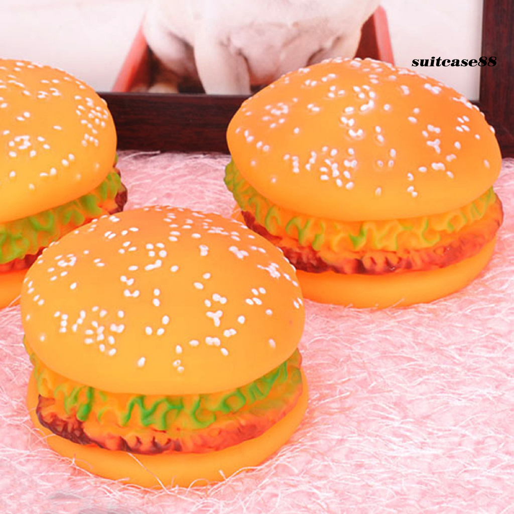 Bánh Hamburger Đồ Chơi Tập Nhai Cho Thú Cưng