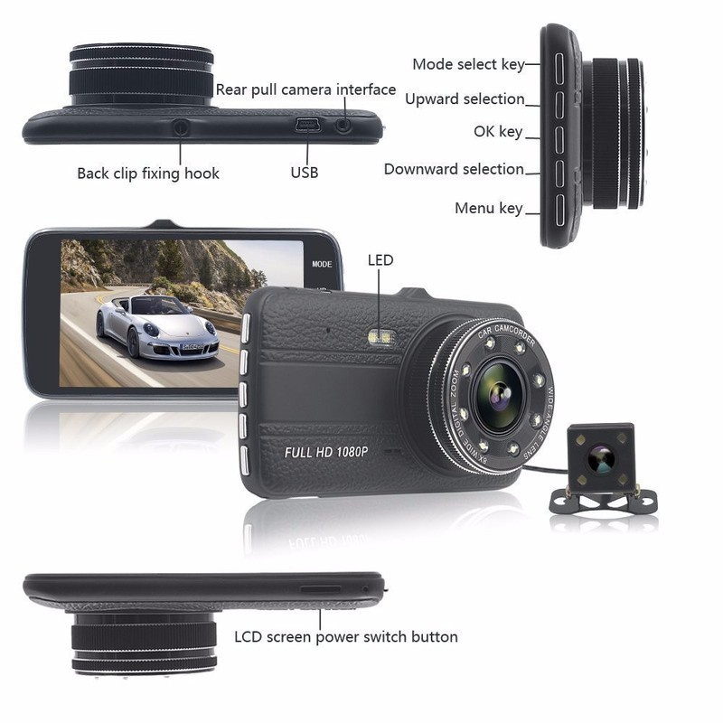 CAMERA HÀNH TRÌNH X004 -  Trước- 1080 P 1920x1080 - Sau-  60fps- ghi hình lên 64g | BigBuy360 - bigbuy360.vn