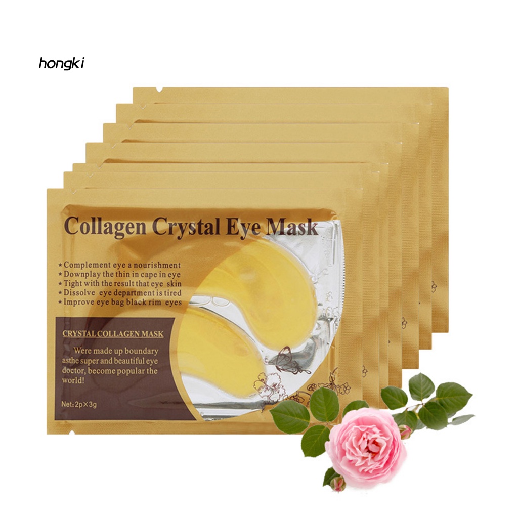 Set 10 Mặt Nạ Mắt Collagen Dưỡng Ẩm Làm Săn Chắc Da Che Phủ Quầng Thâm