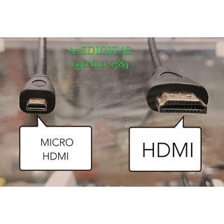 CÁP MICRO HDMI SANG HDMI DÀI 1.5Mét