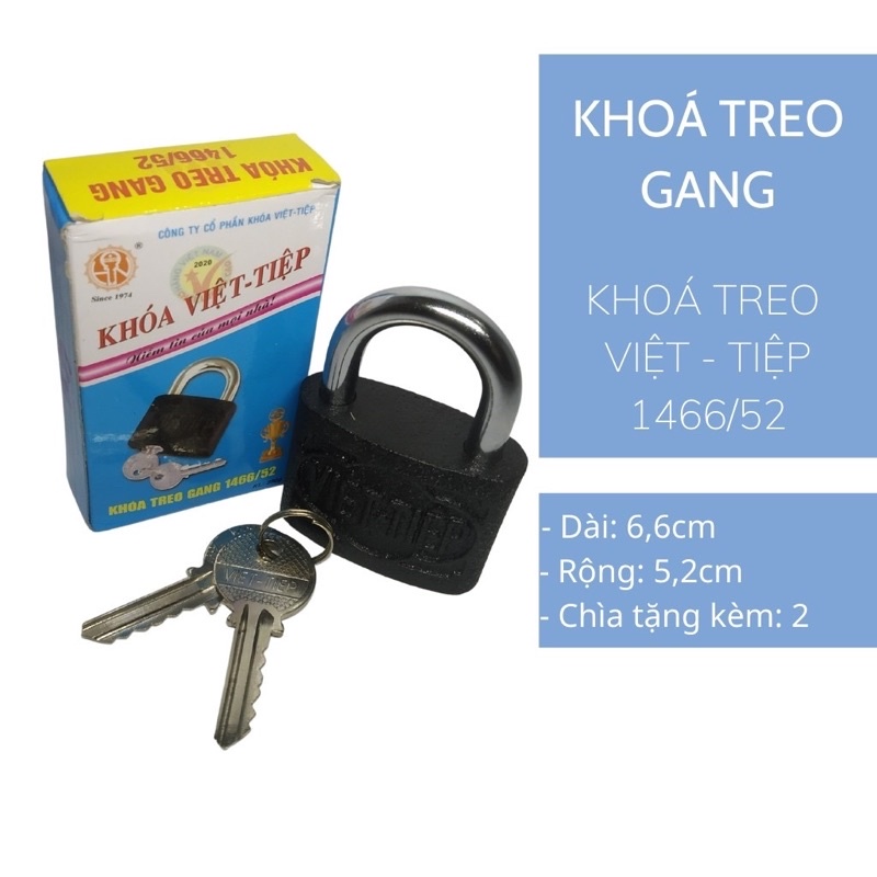 Khoá cửa Việt Tiệp cao cấp chống trộm cỡ cầu 6-7-8-10