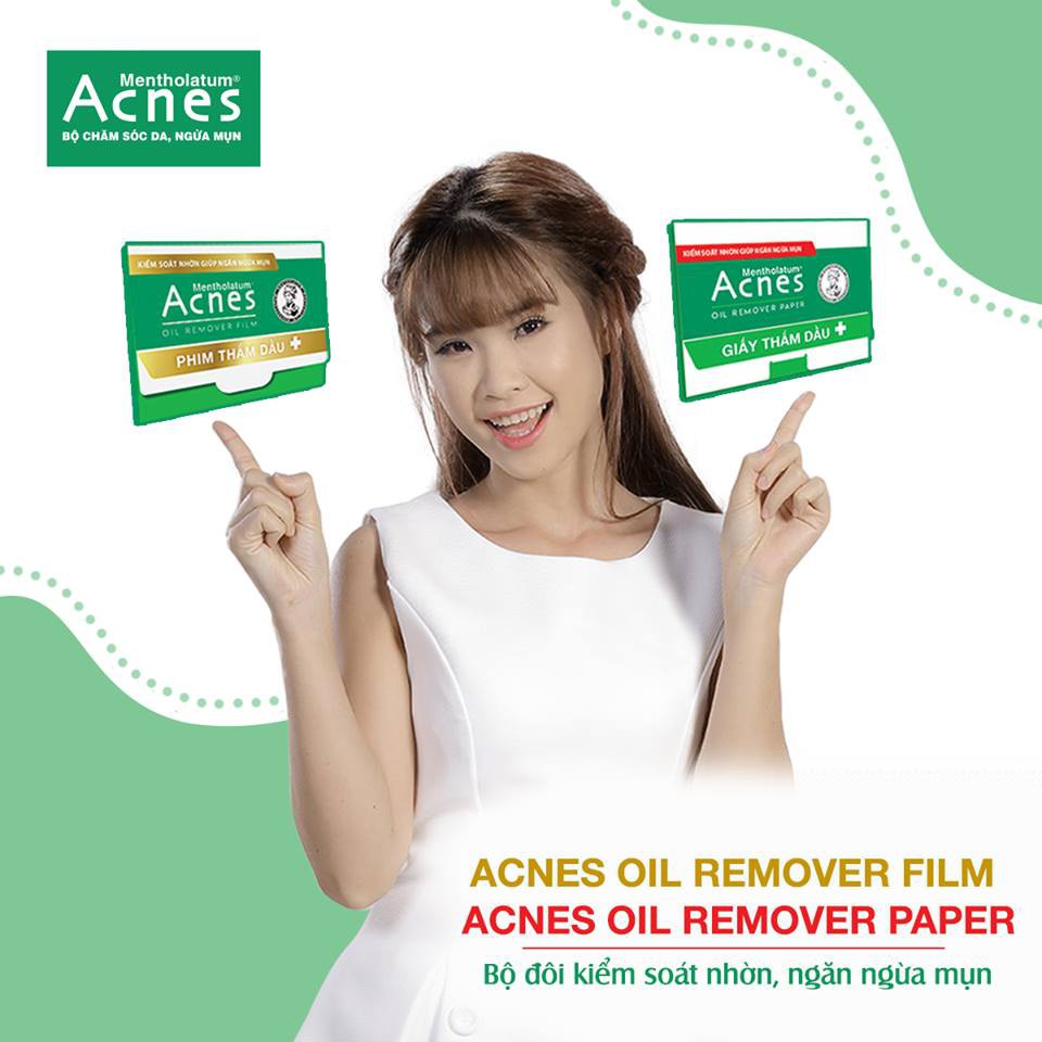 Giấy thấm dầu Acnes 100 miếng