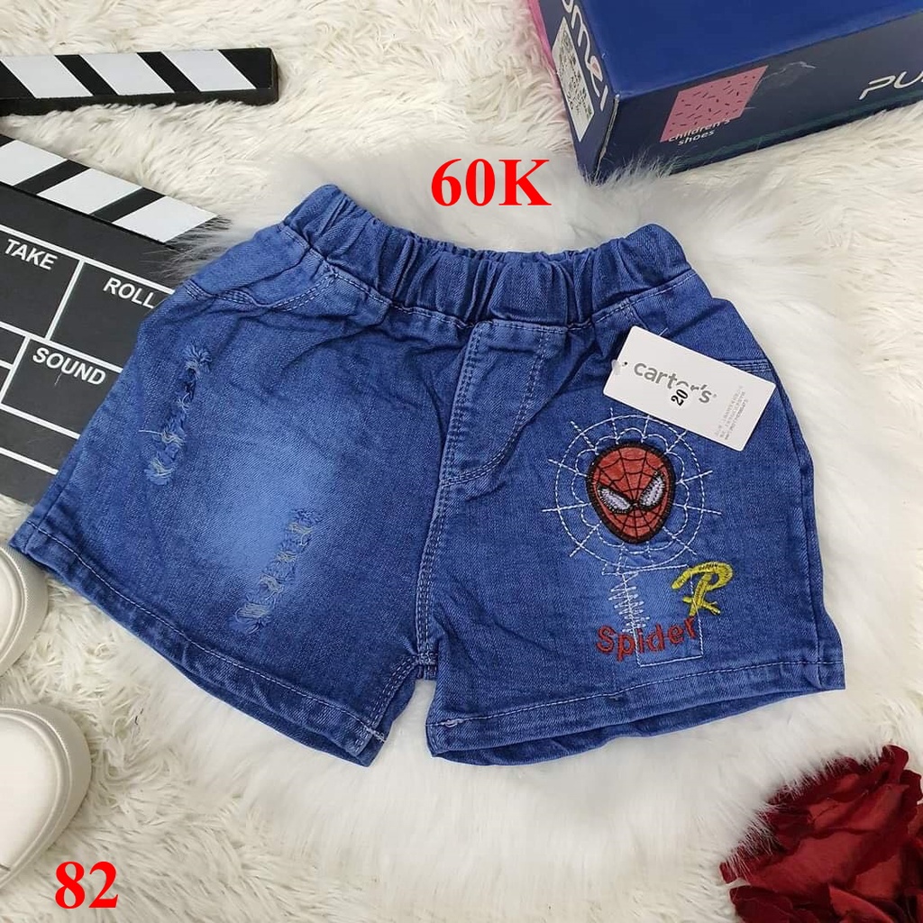 Quần sort jean bé trai size 8 - 10 kg.