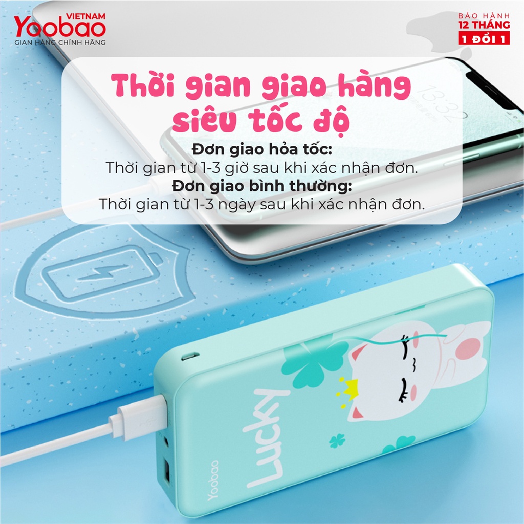 Sạc dự phòng Yoobao S8 PLUS 20000mAh