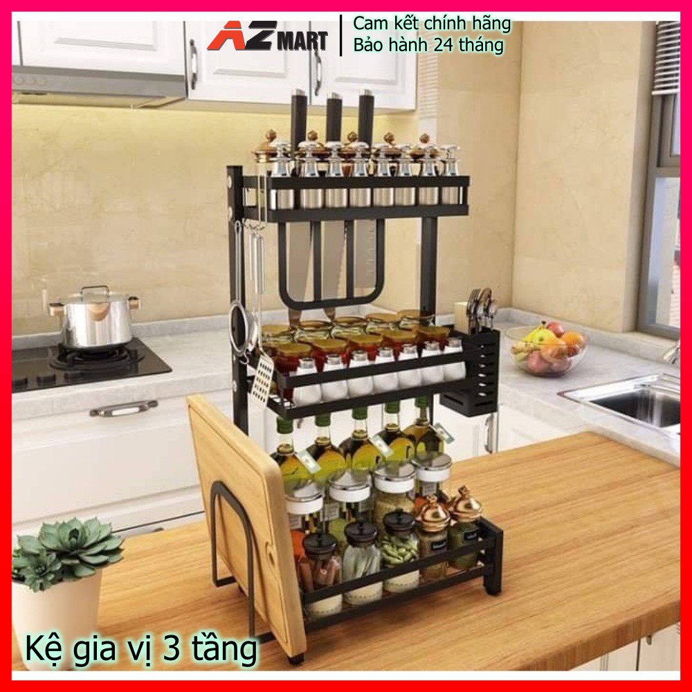 Kệ Đựng Gia Vị - Kệ Gia Vị - 2, 3 Tầng Cho Nhà Bếp Siêu Tiện Dụng | BigBuy360 - bigbuy360.vn