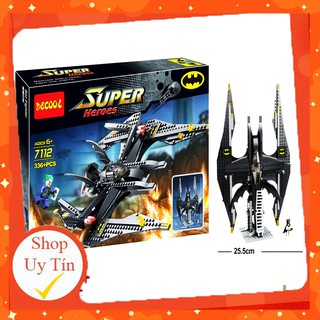 🔥HOT🔥 (ĐỒ CHƠI LEGO GIÁ RẺ) Đồ chơi Lego Xếp hình Batman 💖 Bộ Lắp Ráp lego Batman DECOOL 7112 336PCS (ảnh thật)