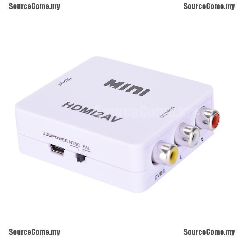 Bộ Chuyển Đổi Hdmi Sang Rca Av / Cvbs Hd 1080p Mini Hdmi2av