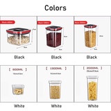 ONLY HOUSE Hộp Đựng Thức Ăn Khô / Trái Cây Hình Vuông Kín Khí Trong Suốt