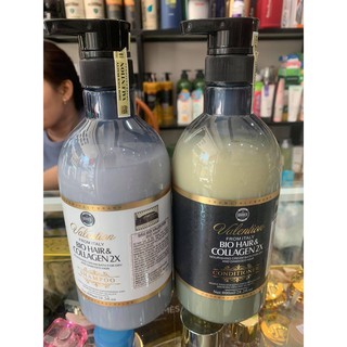 CẶP DẦU GỘI XẢ VALENTION BIO HAIR & COLLAGEN 2X 800ML X2