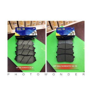 má phanh trươc - má phanh sau kia sorento 2014 - 2018