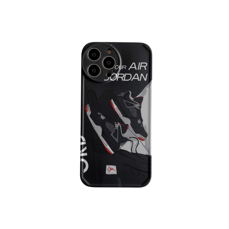 Ốp Điện Thoại Silicon Hình Giày AIR JORDAN Cho iPhone 13 Pro Max iPhone 12 Pro Max iPhone 11 Pro Max X XR XS Max 7 8 Plus
