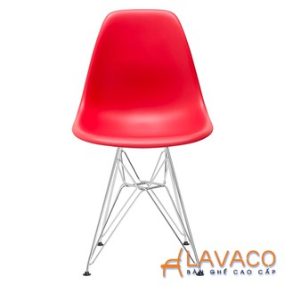 Ghế cafe Eames DSR màu đỏ- Lavaco 206R