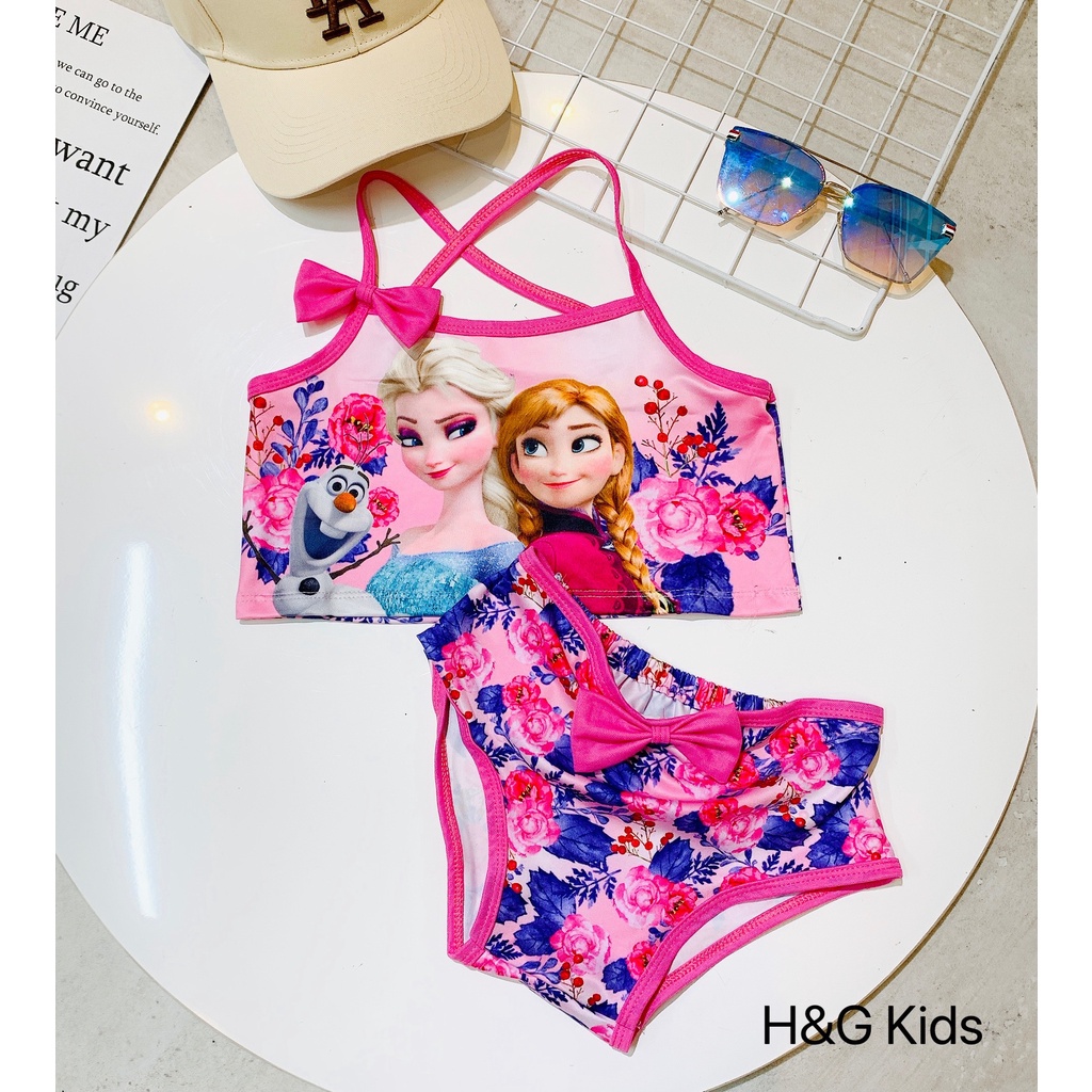 SIZE 9-28KG: Bikini công chúa ELSA cho bé gái sành điệu - BKNE