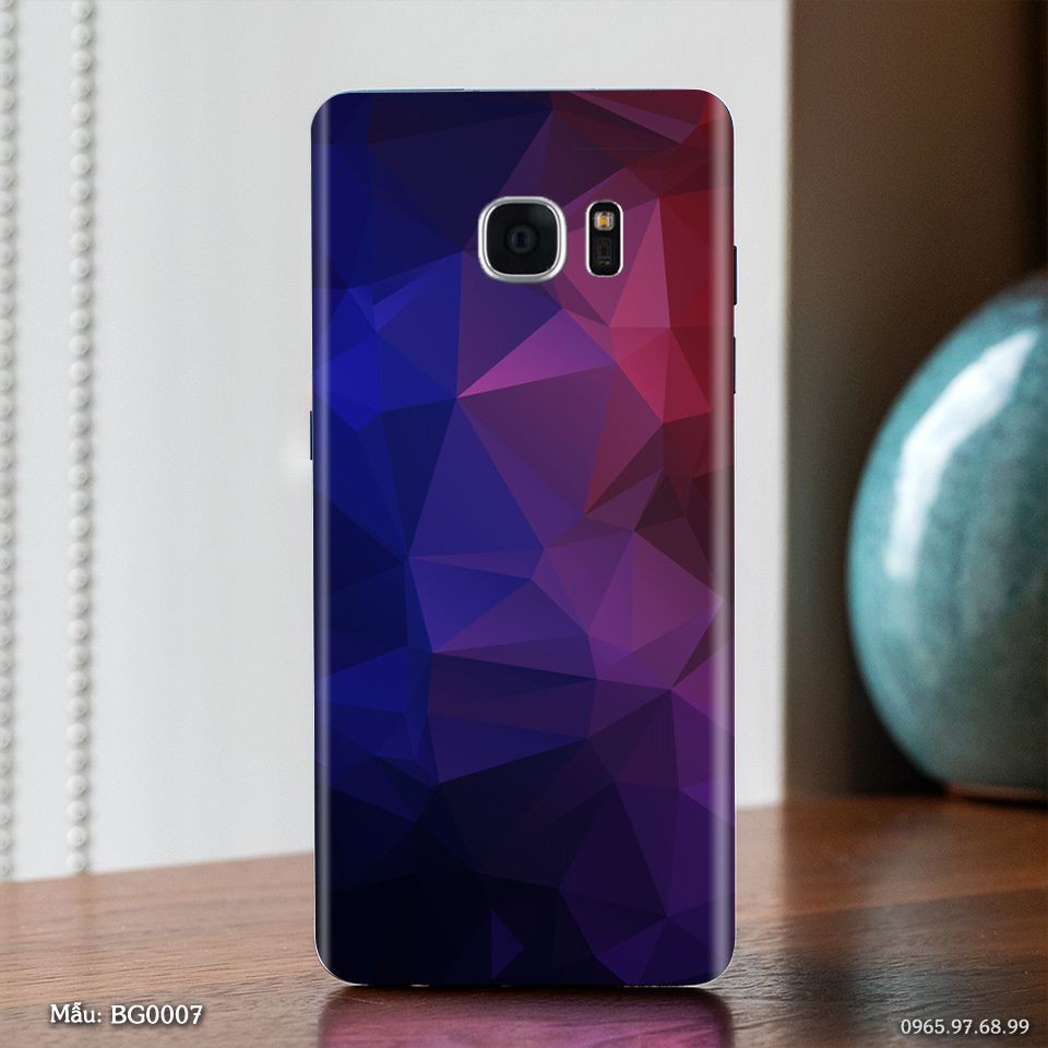 Miếng dán skin cho các dòng điện thoại Samsung S7 Edge - S8 Plus - S9 Plus - S10 lite - S10 Plus in hình 3D