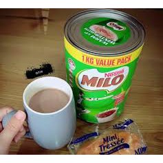 Milo Úc 1kg hương vị thơm ngọt thanh, không ngọt sắc hỗ trợ bé tăng trưởng và sáng mắt hơn