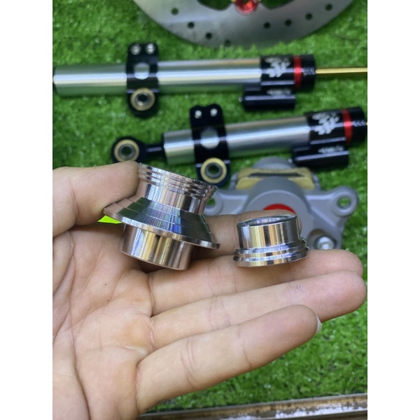Cục canh bánh sau cho ex150 155 inox salaya