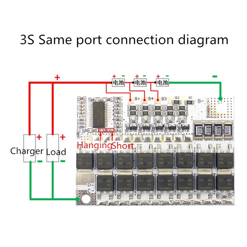 Bảng Mạch Bảo Vệ Pin Lithium 3s / 4s / 5s Bms 12v 16.8v 21v 100a