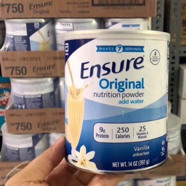 Sữa Bột Ensure Mỹ - mẫu mới 397g