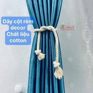Dây Cột Rèm Cửa Decor, Dây buộc rèm chất liệu cotton cao cấp