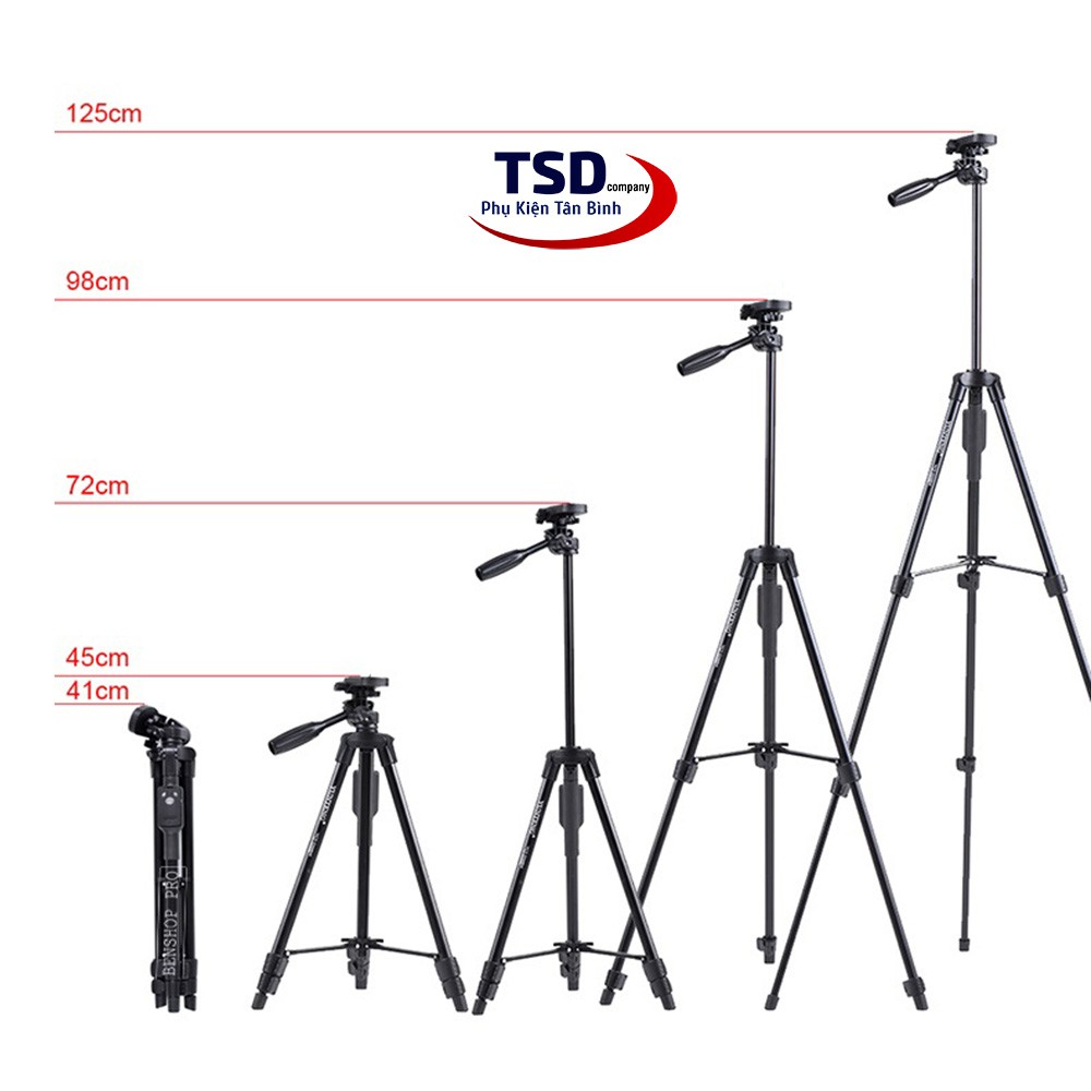 Gậy Tripod 3 Chân YT 5208 Chính Hãng | BigBuy360 - bigbuy360.vn