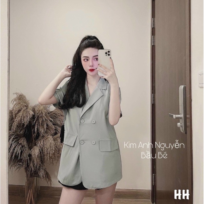 Áo khoác vest 4 khuy ( kèm ảnh thật + video )