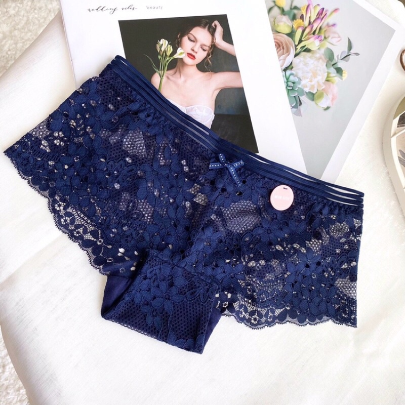 QUẦN LÓT REN NỮ SEXY CAO CẤP - Quần lót nữ ren đùi màu da, đen, hồng, tím, xanh | BigBuy360 - bigbuy360.vn