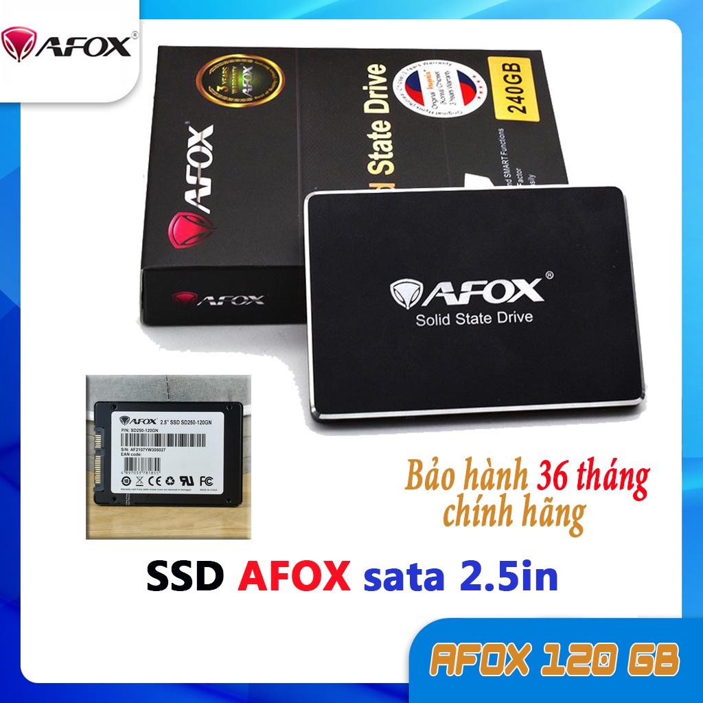 Ổ cứng SSD AFOX 120GB, 2.5in, SATA3 6GB/S