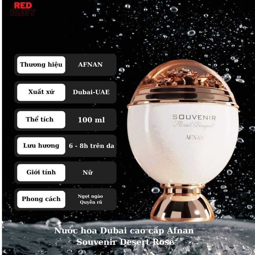 [Chiết 10ml]Nước Hoa Dubai Nội Địa AFNAN Souvenir Floral Bouquet  chinh phục phái đẹp từ thiết kế tới mùi hương | BigBuy360 - bigbuy360.vn