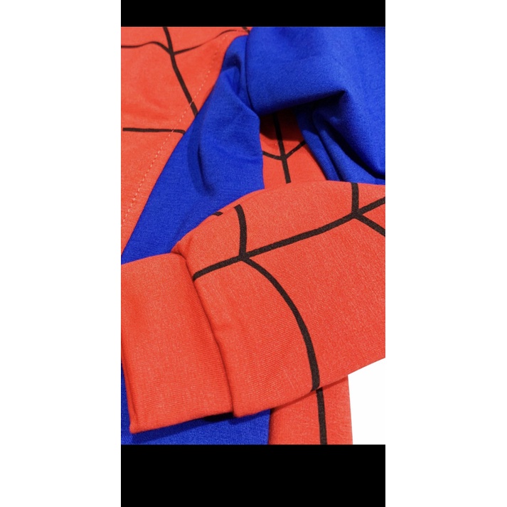 TẶNG MẶT NẠ , Quần áo ngủ cho bé trai, quần áo dài tay siêu nhân nhện cho bé Trai