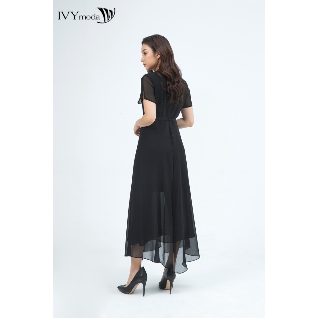 Đầm Chiffon cách điệu IVY moda MS 48M5224