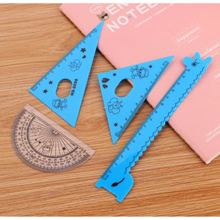 Thước kẻ 4 chiếc dễ thương cute giá sỉ