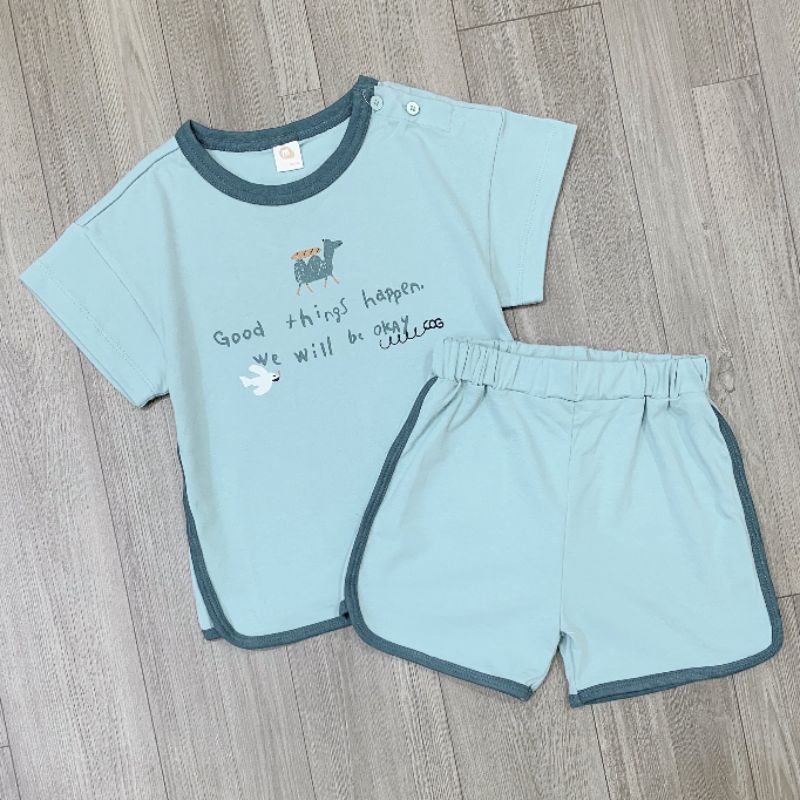 Bộ thun cotton Milk Mile cho bé trai bé gái
