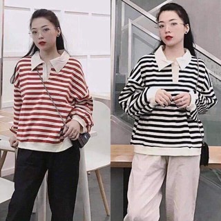 Áo polo kẻ sọc ngang - Hàng có sẵn