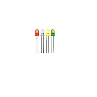 10 đèn led 5mm xanh đỏ vàng trắng