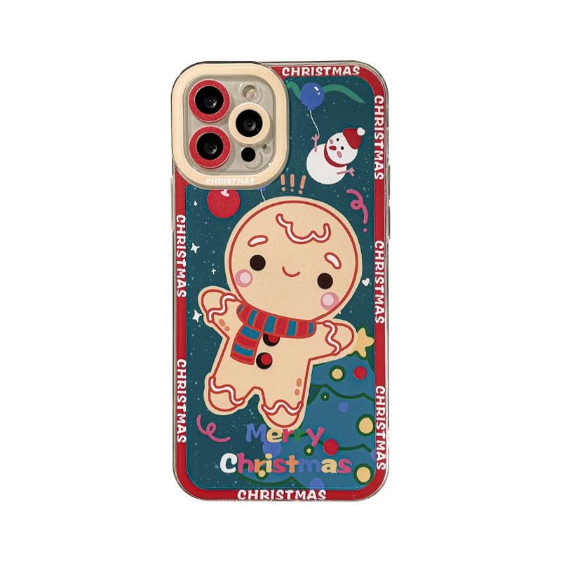 Ốp Điện Thoại TPU Chống Sốc In Hình Ông Già Noel Cho IPhone11 12Pro 12Promax 12mini 11PRO Max 13 13PRO Max Xs Max XR 7 8 Plus