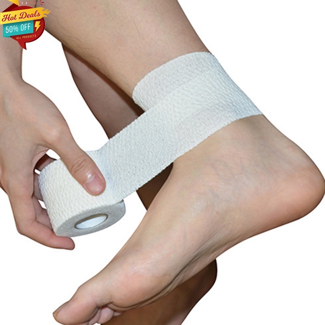 Cuộn Băng Vải Không Dệt 5cm*4.5m Dán Bảo Vệ Ngón Tay/Đầu Gối Khi Chơi Thể Thao